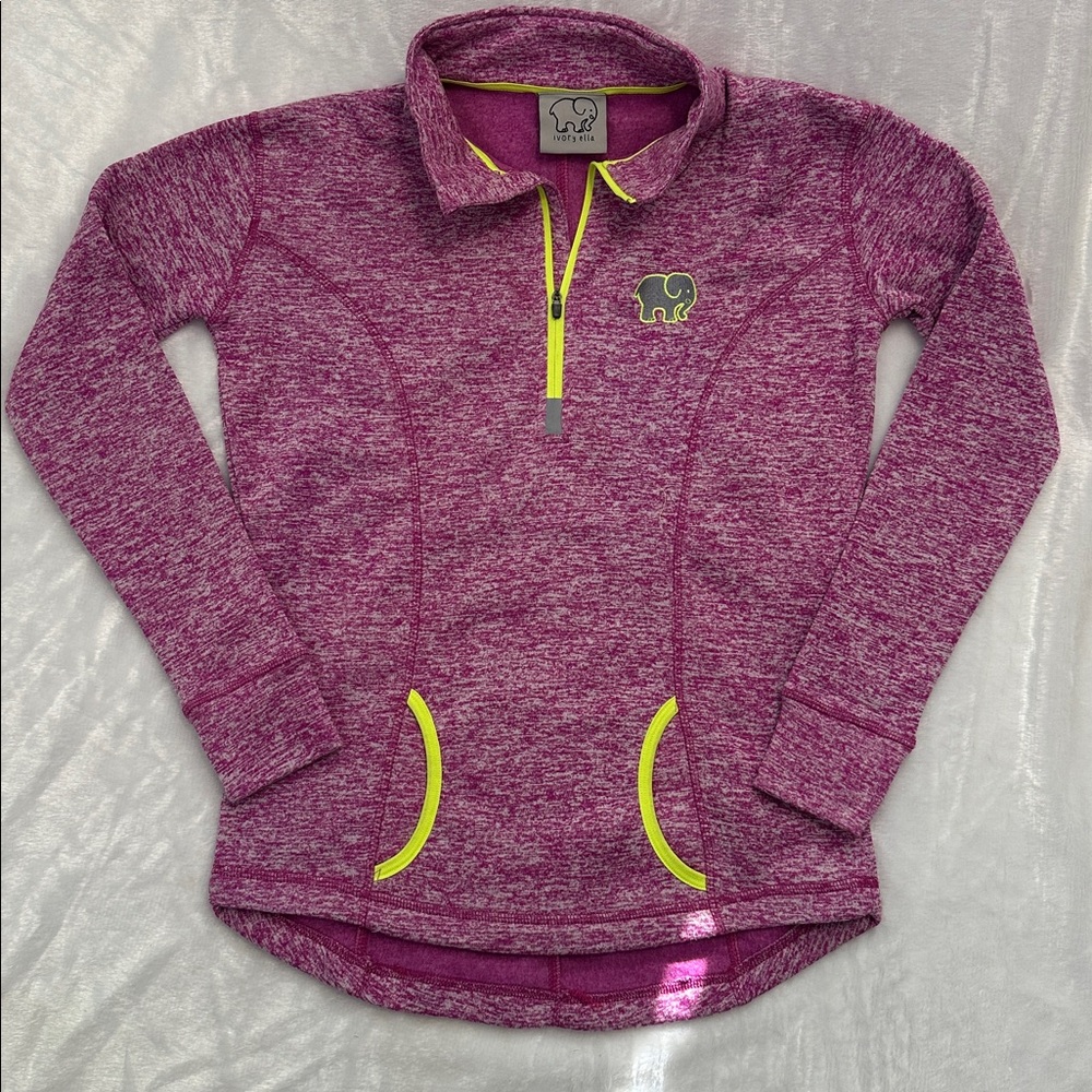 Ivory Ella pink fitted sweatshirt - S